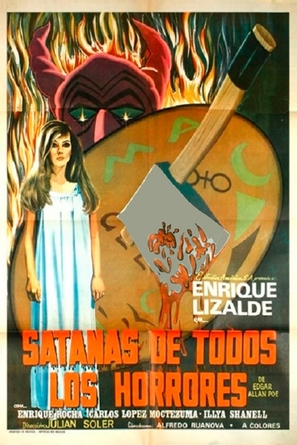 Satan&aacute;s de todos los horrores - Mexican Movie Poster (thumbnail)