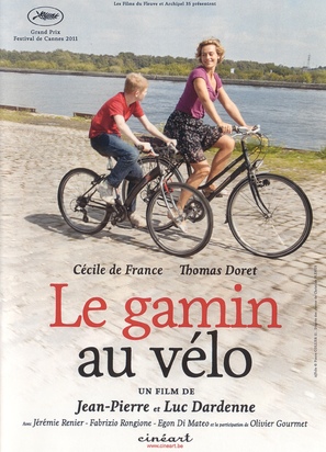 Le gamin au v&eacute;lo - Belgian DVD movie cover (thumbnail)