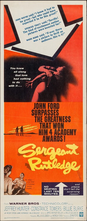 Sergeant Rutledge - Movie Poster (thumbnail)