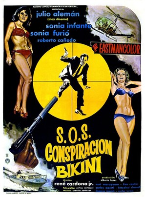 SOS Conspiracion Bikini - Mexican Movie Poster (thumbnail)