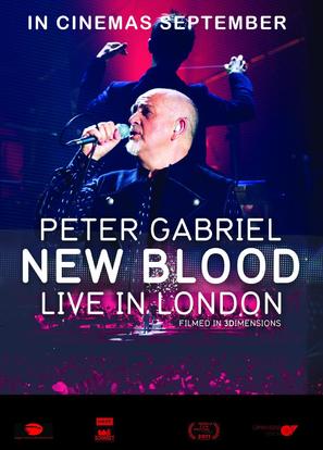 Peter Gabriel: New Blood/Live in London - British Movie Poster (thumbnail)