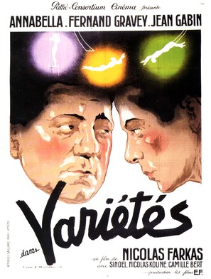 Vari&egrave;t&egrave;s - French Movie Poster (thumbnail)