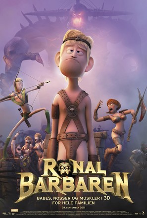 Ronal Barbaren - Danish Movie Poster (thumbnail)