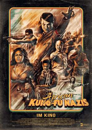 African Kung-Fu Nazis - German Movie Poster (thumbnail)