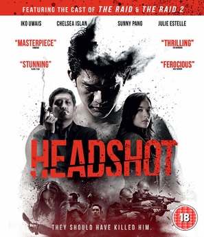 Headshot - British Blu-Ray movie cover (thumbnail)