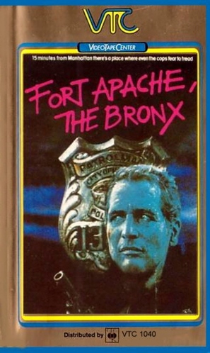 Fort Apache the Bronx - British VHS movie cover (thumbnail)