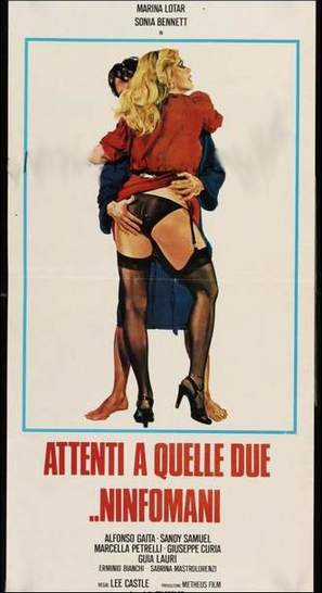 Attenti a quelle due... ninfomani - Italian Movie Poster (thumbnail)