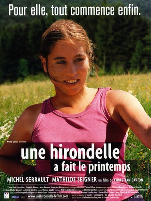 Une hirondelle a fait le printemps - French Movie Poster (thumbnail)