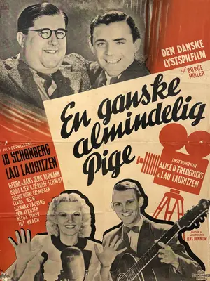 En ganske almindelig pige Poster