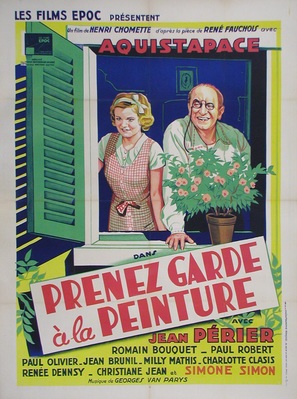 Prenez garde &agrave; la peinture - French Movie Poster (thumbnail)