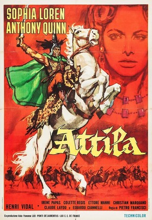 Attila - Italian Movie Poster (thumbnail)
