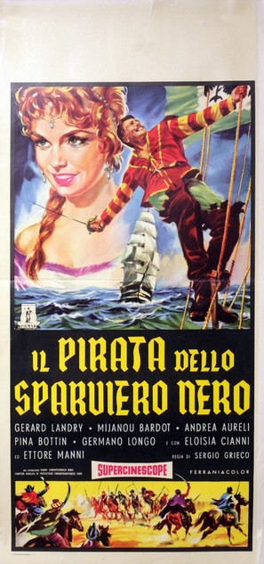 The Pirate of the Black Hawk - Italian Movie Poster (thumbnail)