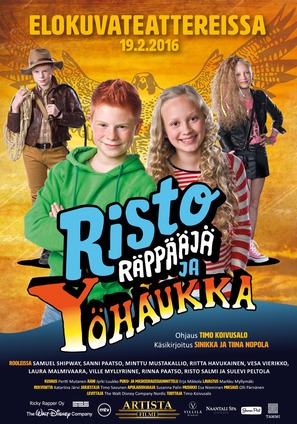 Risto R&auml;pp&auml;&auml;j&auml; ja y&ouml;haukka - Finnish Movie Poster (thumbnail)