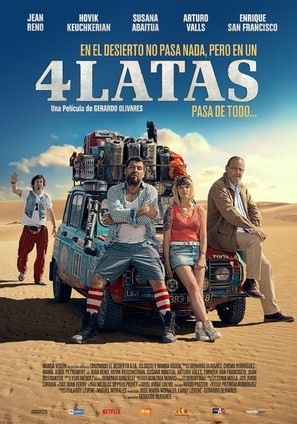 4 latas - Spanish Movie Poster (thumbnail)