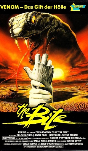 Curse II: The Bite - German VHS movie cover (thumbnail)