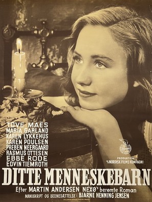 Ditte menneskebarn - Danish Movie Poster (thumbnail)