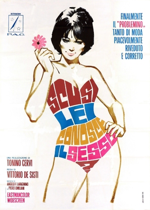 Scusi, lei conosce il sesso? - Italian Movie Poster (thumbnail)