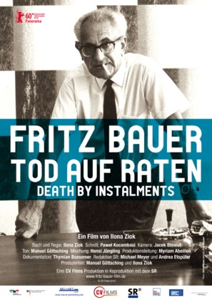 Fritz Bauer: Tod auf Raten - German Movie Poster (thumbnail)