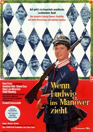 Wenn Ludwig ins Man&ouml;ver zieht - German Movie Poster (thumbnail)