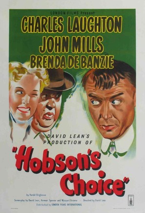 Hobson&#039;s Choice - British Movie Poster (thumbnail)