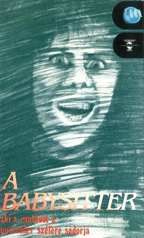 The Babysitter - Hungarian VHS movie cover (thumbnail)