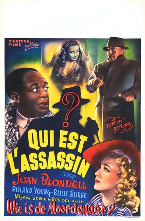 Topper Returns - Belgian Movie Poster (thumbnail)