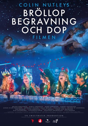 Br&ouml;llop, begravning och dop - Filmen - Swedish Movie Poster (thumbnail)