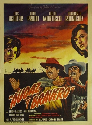 Audaz y bravero - Mexican Movie Poster (thumbnail)