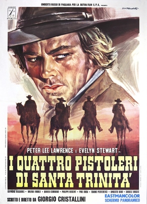 I quattro pistoleri di Santa Trinit&agrave; - Italian Movie Poster (thumbnail)