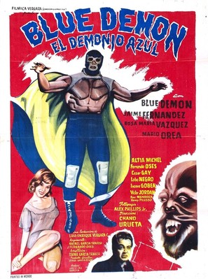 Demonio azul - Mexican Movie Poster (thumbnail)