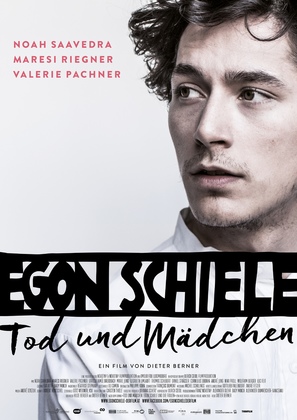 Egon Schiele: Tod und M&auml;dchen - Austrian Movie Poster (thumbnail)