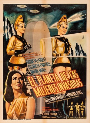 Planeta de las mujeres invasoras, El - Mexican Movie Poster (thumbnail)