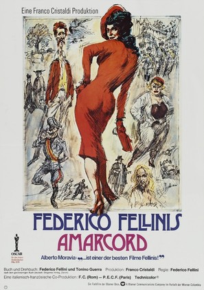 Amarcord - German Theatrical movie poster (thumbnail)