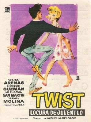 Twist locura de la juventud - Spanish Movie Poster (thumbnail)