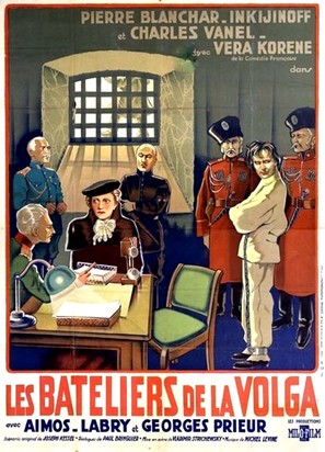 Les bateliers de la Volga - French Movie Poster (thumbnail)