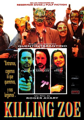 Killing Zoe - Spanish Movie Poster (thumbnail)