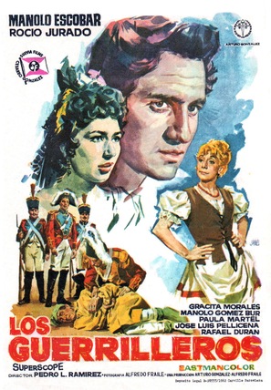 Los guerrilleros - Spanish Movie Poster (thumbnail)