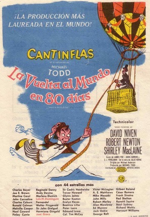 La vuelta al mundo con Cantinflas - Spanish Movie Poster (thumbnail)