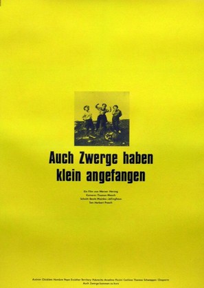 Auch Zwerge haben klein angefangen - German Movie Poster (thumbnail)