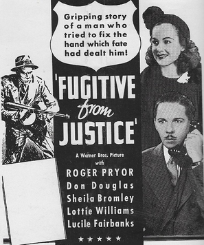 A Fugitive from Justice - Movie Poster (thumbnail)