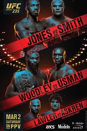 UFC 235: Jones vs. Smith - Movie Poster (thumbnail)