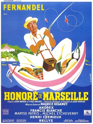 Honor&egrave; de Marseille - French Movie Poster (thumbnail)