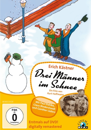 Drei M&auml;nner im Schnee - German Movie Cover (thumbnail)