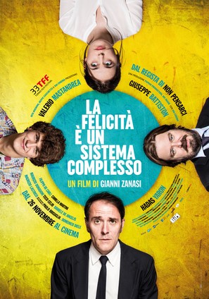 La felicit&agrave; &egrave; un sistema complesso - Italian Movie Poster (thumbnail)