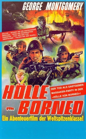 Hell of Borneo - German VHS movie cover (thumbnail)