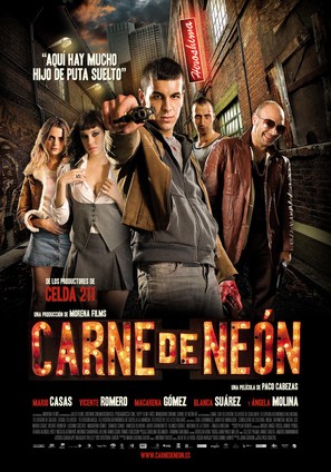 Carne de ne&oacute;n - Spanish Movie Poster (thumbnail)