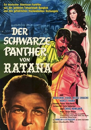 Der schwarze Panther von Ratana - German Movie Poster (thumbnail)