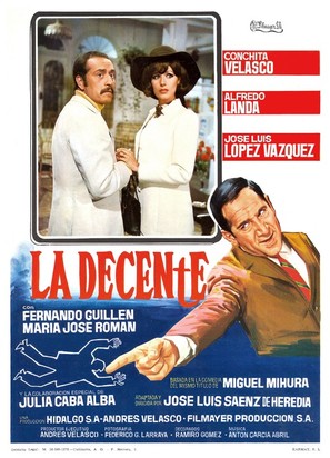 La decente - Spanish Movie Poster (thumbnail)