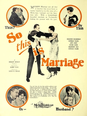 So This Is Marriage? - Movie Poster (thumbnail)