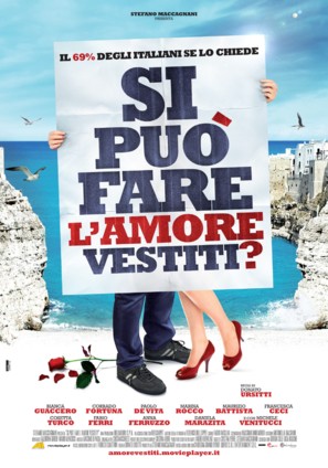 Si puo fare l&#039;amore vestiti? - Italian Movie Poster (thumbnail)